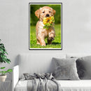 5D DIY Full Drill Diamond Painting Dog Embroidery Mosaic Craft Kits Home Decor