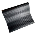 Car Carbon Fiber Black Sun Strip Universal Van Windscreen Sunstrip Stickers PVC