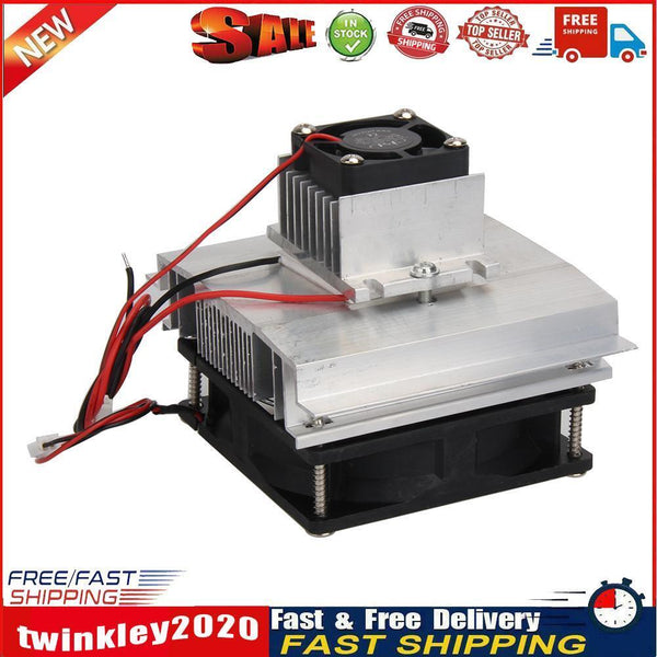 Thermoelectric Peltier Refrigeration Cooling System Kit Cooler DIY Newly