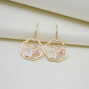 Variety Women Colorful Jewelry Hollow Out Earrings Cartoon Chinese Style