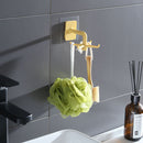 360 Degrees Rotated Kitchen Hooks Adhesive 6 Hooks Wall Door Clothes Bag Hanger