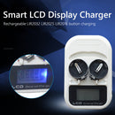 3.6V 2 LCD Smart Button Battery Charger Coin Cell Battery Supplies