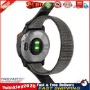 Nylon Loop Strap for Garmin Fenix 7/6 Pro/5/5 Plus Watch Band (22mm Grey) Newly