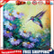 5D DIY Full Drill Diamond Painting Flowers Bird Cross Stitch Kits (W1110)