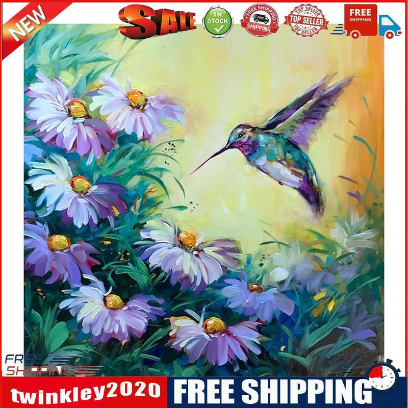 5D DIY Full Drill Diamond Painting Flowers Bird Cross Stitch Kits (W1110)
