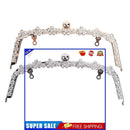 2pcs Metal Purse Frame Coin Bag Clasp Lock for DIY Craft Diamond Bag Clips