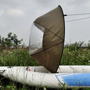 Foldable Kayak Boat Wind Sail Surfing Kayak Downwind Wind Paddle (Grey) Newly