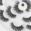 Fluffy Resuable Thick Cross Eye Lashes Extension False Eyelashes 5D Mink Hair