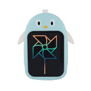 8.5in LCD Penguin Electronic Writing Tablet Kids Handwriting Board (Blue)