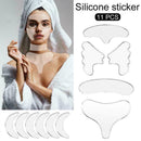 11Pcs Silicone Anti Pad Patches For Face Eye Forehead Reusable Y8C4