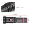 Bank Professional Diving Flashlight Light Flashlight Dive Lamp Rechargeable