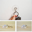 Wedding Supplies Hangers Rubber Glass Wall Hook Suction Cup Transparent Sucker
