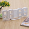 Digital LED Table Clock 24 or 12-Hour Display Alarm Snooze 8888 Display