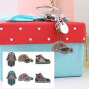6pcs Cartoon DIY Diamond Painting Keychain Full Mosaic Cross Stitch Keyring Kits
