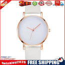 Women Color Change Quartz Watch Fashion Leather Strap Wristwatch(Sky Blue)-