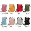 Card Holder Cellphone Women Crossbody Bag PU Leather Women Phone Bag Coin Purse