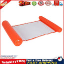 Water Hammock Inflatable Floating Swimming Pool Lounge Bed Chair (Orange) Newly