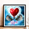 DIY Full Round Drill Rhinestone Diamond Painting Love Dolphin Handwork Home Art