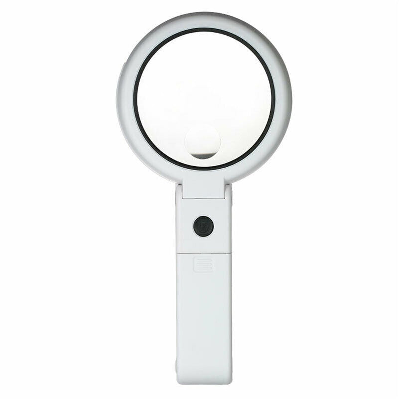 with LED Light and Stand Handheld Foldable Magnifier Foldable Magnify Glass