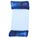 Foldable Floating Row Water Hammock Outdoor Inflatable Bed (Starry Blue)