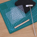 DIY Leather Punch Alphabet Letter Number Stamper Set Plastic Leather Tool Newly