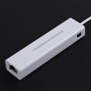 OTG 3 Port USB 2.0 HUB 10/100MB Micro USB to RJ45 LAN Adapter NIC