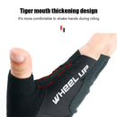 WHEEL UP Cycling Half Finger Gloves Sun Protection Sport Gloves (Black L) Newly
