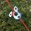 Outdoor Multi Tool Quick Knot Rope Buckle Hex Wrench Stainless Steel EDC Gear