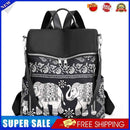 #A Retro Ethnic Backpack Women Girl Oxford Cloth School Casual Travel Rucksacks