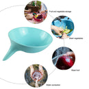Plastic Drainer Bowl Vegetable Fruit Kitchen Sink Strainer Bowls (Green)