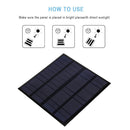 3W 12V 250mA A-Class Polysilicon Solar Power Panel Battery Charger Panel