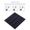 3W 12V 250mA A-Class Polysilicon Solar Power Panel Battery Charger Panel
