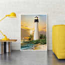 Lighthouse Diamond Painting Full Drill Round Rhinestone Embroidery DIY Handwo