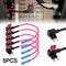 5pcs Car Mini Blade Fuse Holder Add-A-Circuit Fuse TAP Adapter with 5 Car Fuses