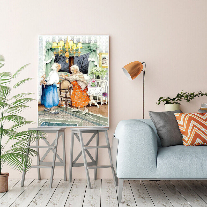 DIY Digital Picture Old Girlfriends Oil Painting By Numbers Acrylic Handicraft