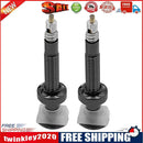 2pcs MTB Road Bike Presta F/V Tubeless Tire Valve for Carbon Rim (Black)
