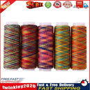 5pcs Rainbow Color Sewing Thread Hand Quilting Embroidery Sewing Thread Newly