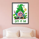 DIY Diamond Painting Flower Faceless Gnome 5D Drawing Full Round Drill Kit Gift