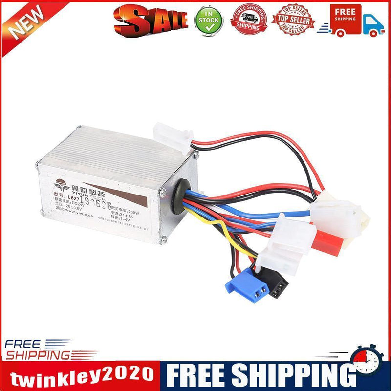 Brushed Motor Speed Controller Box for Electric Vehicle Tricycle (24V 250W)