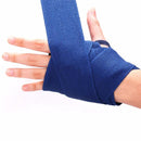 2pcs 2.5m Length Universal Cotton Sports Strap Boxing Bandage Wraps (Blue)
