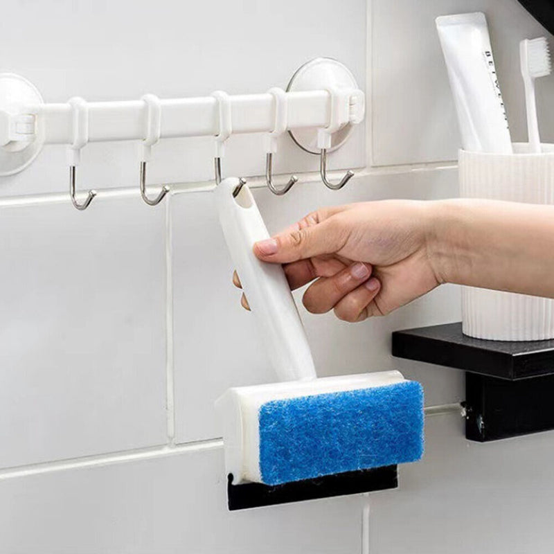 Window Cleaning Brush Glass Wiper Cleaner Double Side Bathroom Mirror Squeegee