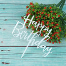 Kids Favors Gifts Cake Topper Happy Birthday Acrylic Decor Party Supplies