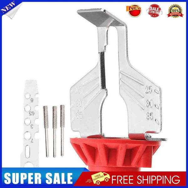 Sharpener Chain Saw Tooth Grinding Electric Grinder Mill Accessories (Red)