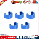 5pcs Bike Bicycle Cycle C-Clips Buckles Hose Brake Line Gear Cable (Blue)