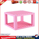 96 Holes Pen Holder Desk Makeup Brush Holder Storage Art Supplies (Pink) Newly