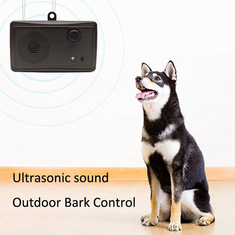 Ultrasonic Pet Repeller Suppressor Outdoor Dog Sonic Bark Controller Tool Newly