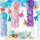 Under the Sea Party Hanging Mermaid Theme Paper Lantern Jellyfish Paper Lantern