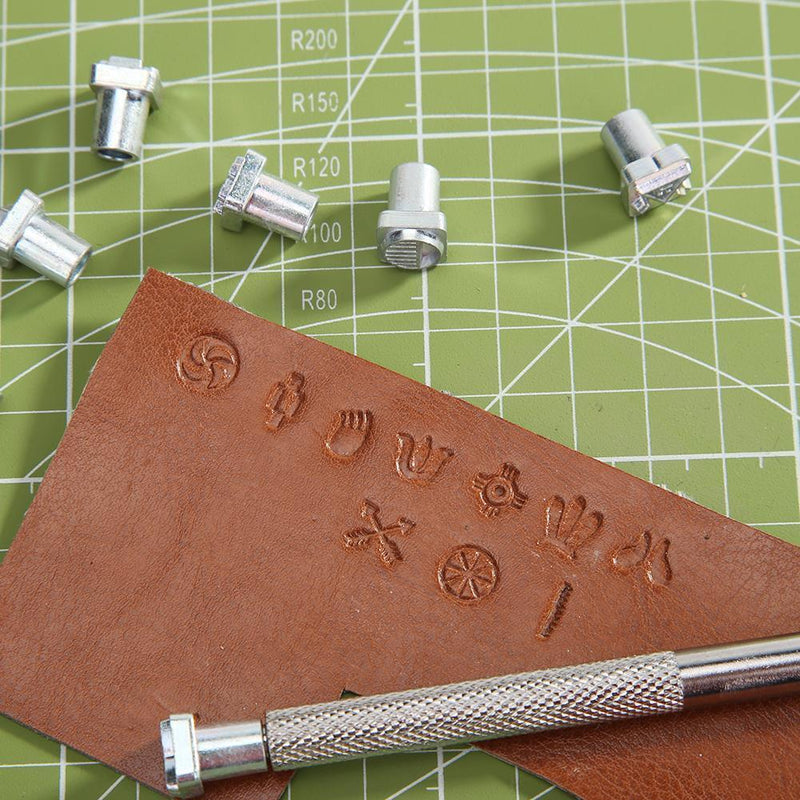 Crafttool Carbon Steel Stamping Symbol Set 49 Stamps Leather Marking Working Tool
