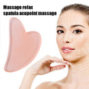 Acupoint Massage Scraper Neck Body Guasha Board for Skin Care (Pink) Newly