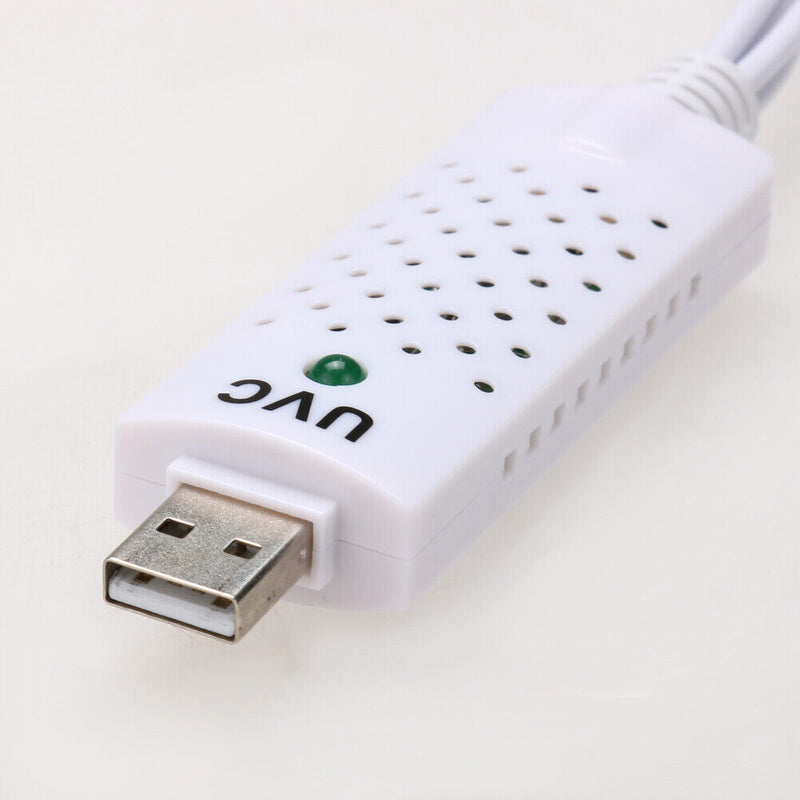 USB 2.0 Converter Audio Video Capture Grabber Adapter for Win XP 7 8 10 Newly